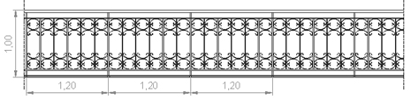Ringhiere in ferro dwg