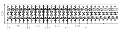 Ringhiere in ferro dwg