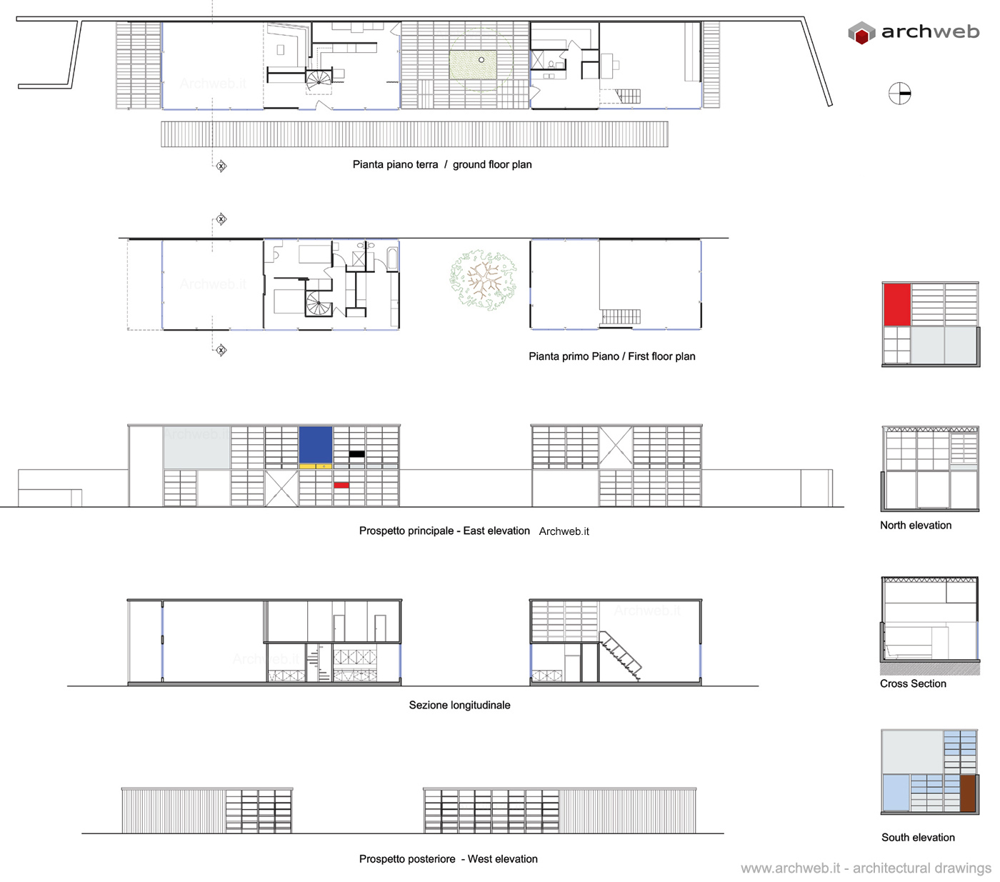 Eames House Eames House Plan Case Study Houses