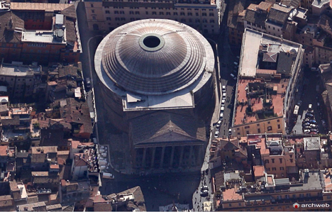 Pantheon aerial