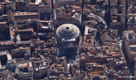 Pantheon aerial