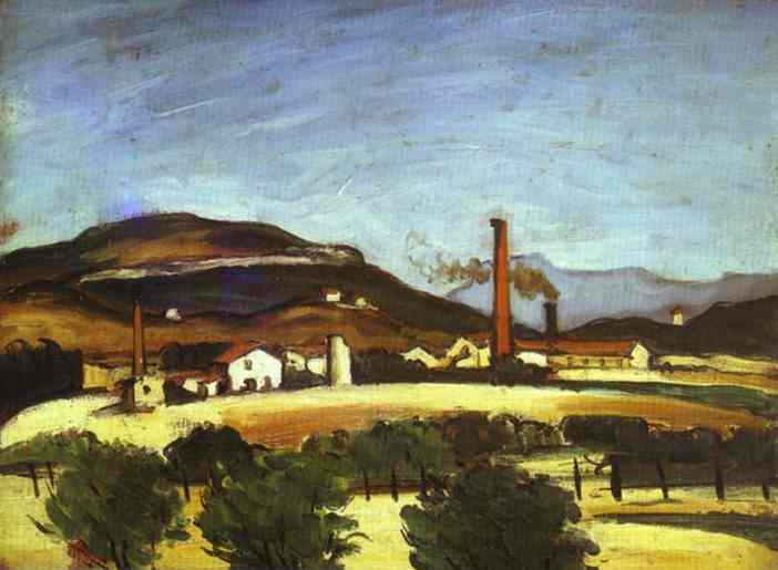 Cezanne - Factories near the Mount of Cengle