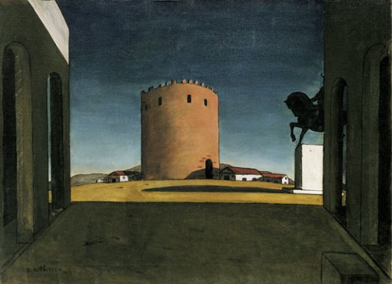 De Chirico - La tour rouge 1913