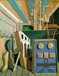 De Chirico - Metaphysical Interior with Biscuits