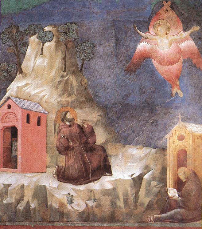Giotto - Legend of St Francis - [19] - Stigmatization of St Francis