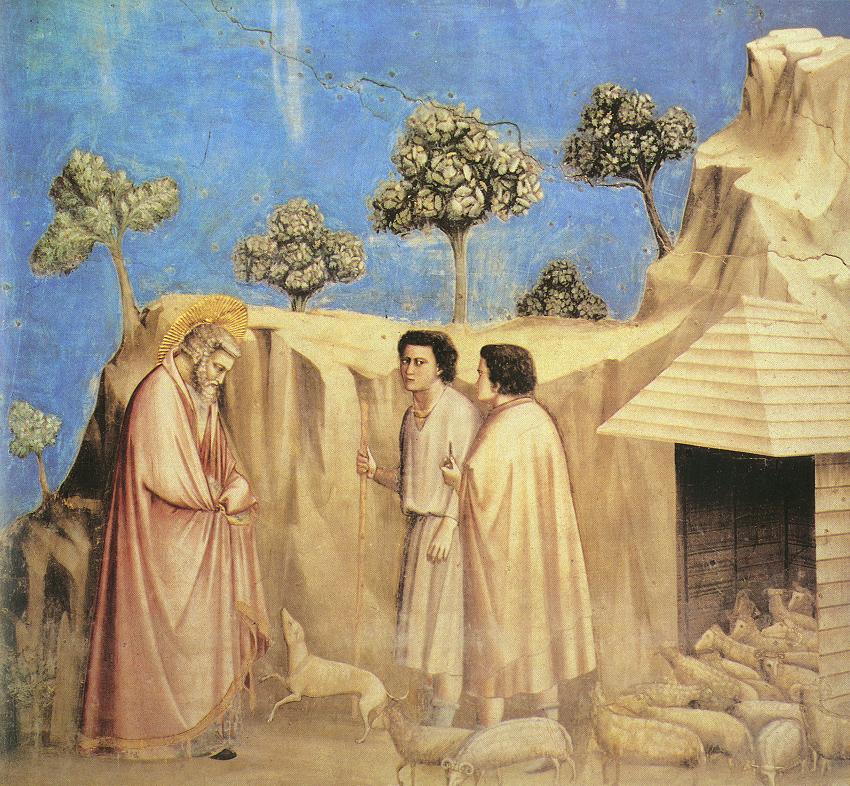 Giotto - Scrovegni - [02] - Joachim among the Shepherds