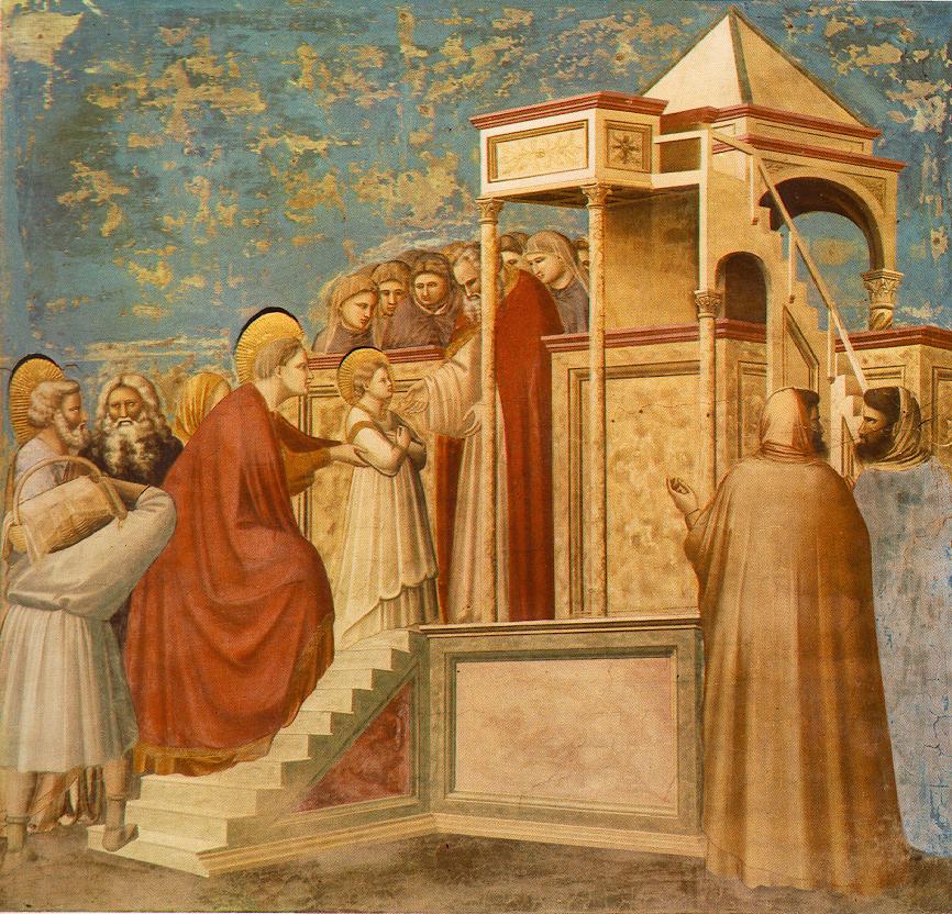 Giotto - Scrovegni - [08] - Presentation of the Virgin in the Temple