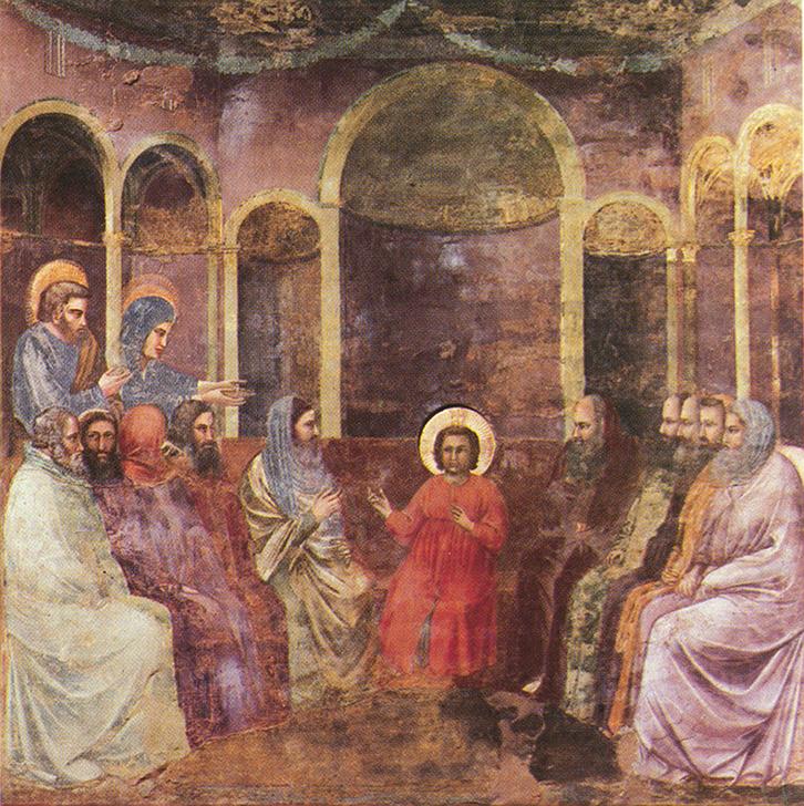 Giotto - Scrovegni - [22] - Christ among the Doctors