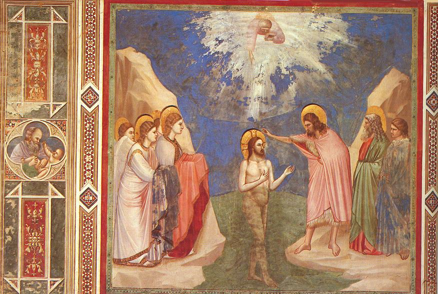 Giotto - Scrovegni - [23] - Baptism of Christ