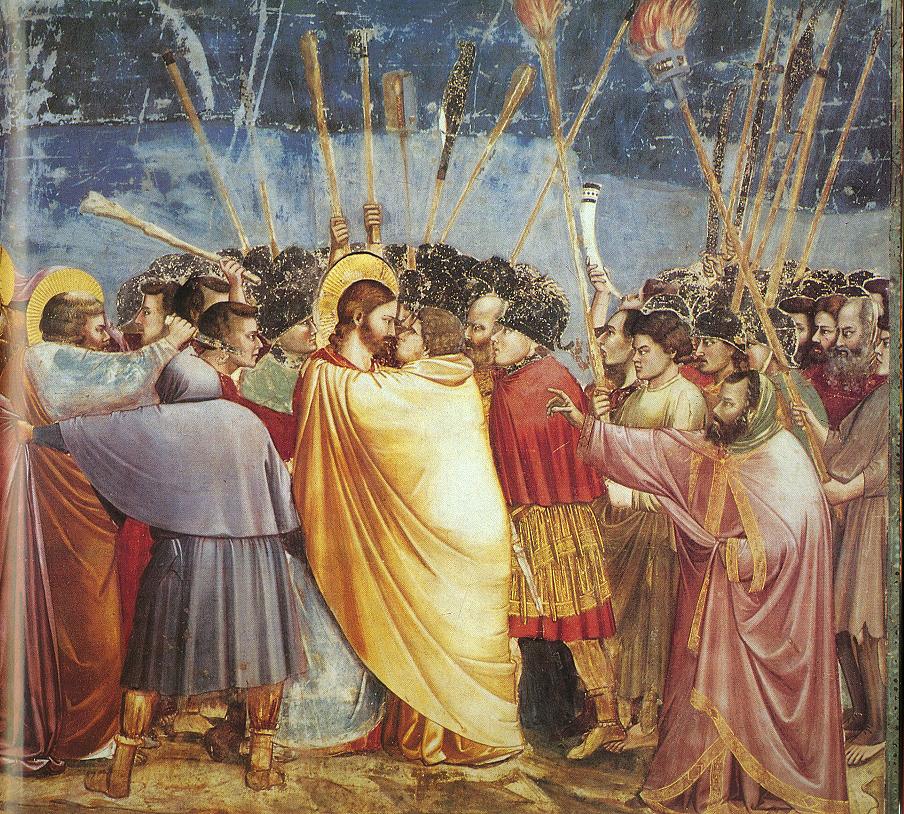 Giotto - Scrovegni - [31] - Kiss of Judas