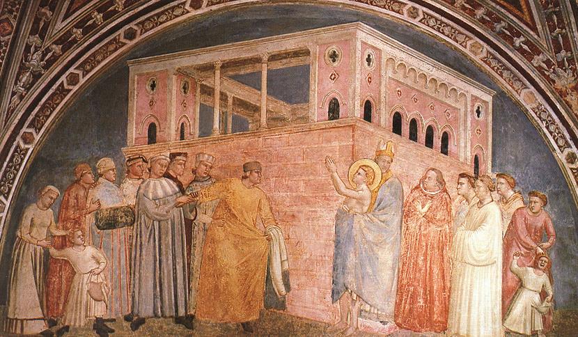 Giotto - Life of Saint Francis - [02] - Renunciation of Wordly Goods