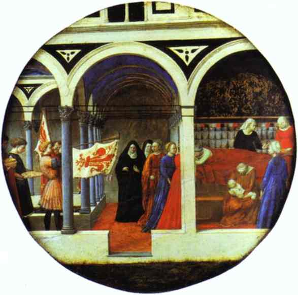 Masaccio - Birth Salver