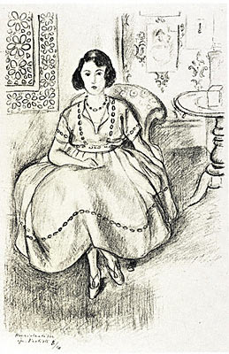 La robe d’organdi - 1922