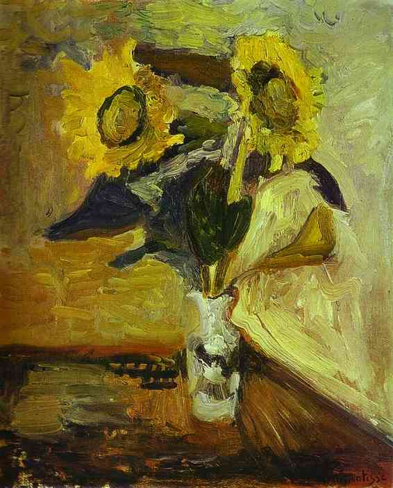 Vase of Sunflowers - 1898