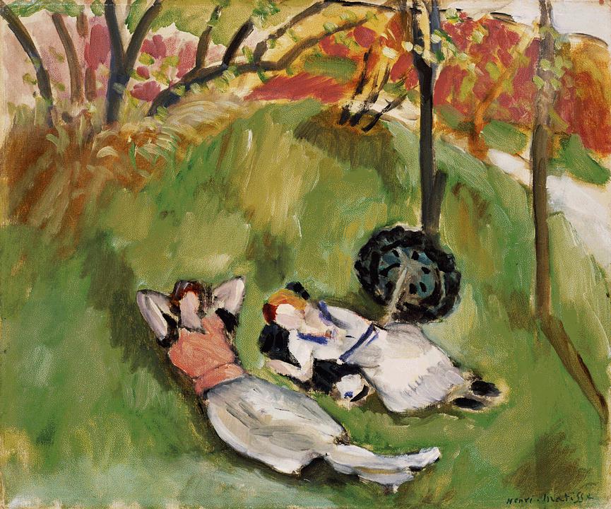 matisse - Two Figures Reclining in a Landscape - 1921
