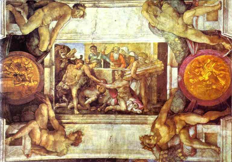 Michelangelo - The Sacrifice of Noah