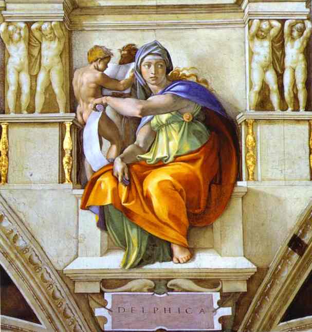 Michelangelo - The Sibyl of Delphi