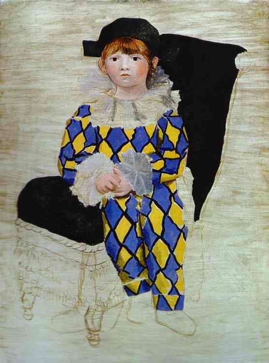 Pablo Picasso - Paulo, Picasso's Son, as Harlequin