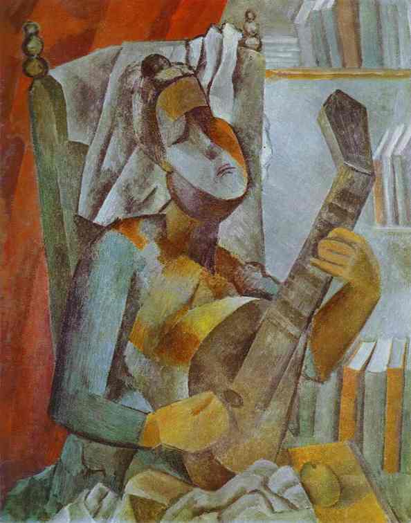 Pablo Picasso - Woman Playing the Mandoline