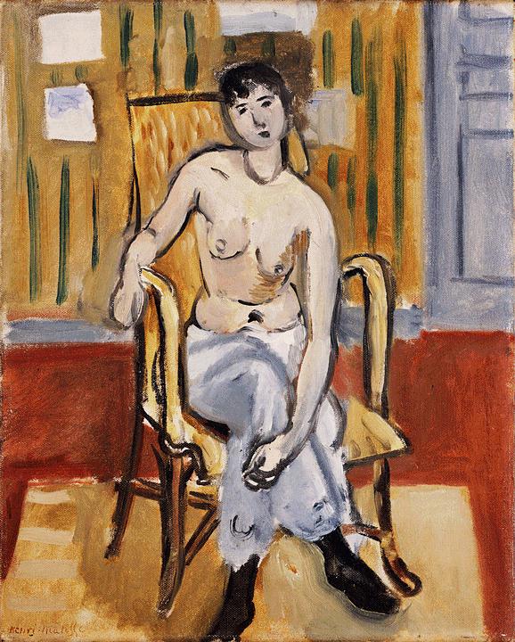 matisse - Seated Figure - 1918