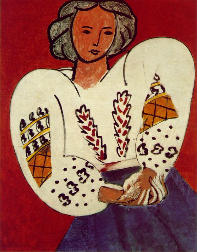 matisse-The Rumanian Blouse - 1940