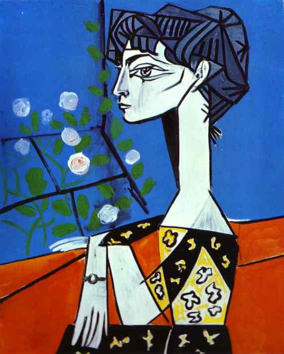 Pablo Picasso - Jacqueline with Flowers