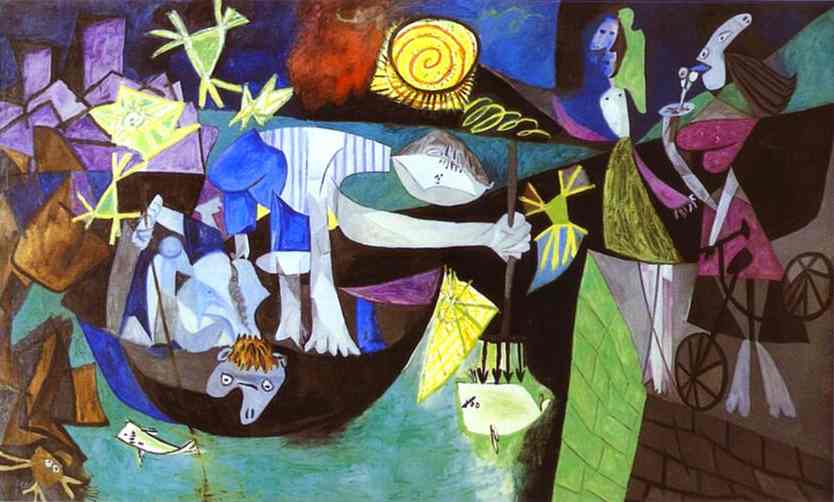 Pablo Picasso - Night Fishing at Antibes